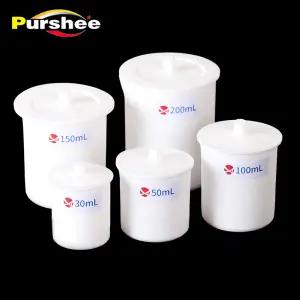 테플론 비커 실험용 고온 산 및 알칼리 뚜껑 포함