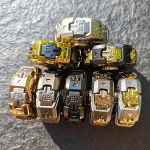 EDC 피젯 슬라이더 토이 스트레스 해소 성인용 자석 금속 장난감 무드 버스터 오픈 아머 스피닝 탑