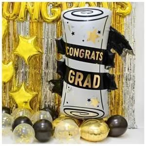 VPWM 에어 벌룬 은박 풍선 새틴졸업장 파티 행사용 꾸미기 장식