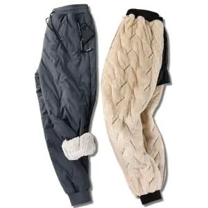 [유채리빙] 패딩바지 조거 일자 팬츠 겨울 방한 작업 바지(28-38)