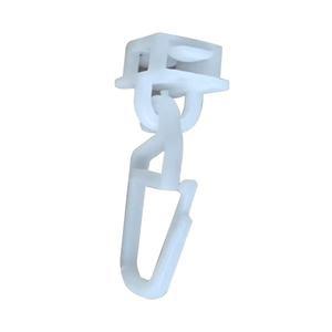 볼보 호환 맨 Iveco Sunshade 커튼 커튼 스트레이트 트랙 버클 플라스틱 풀리 롤러 자동차 액세서리 50pcs