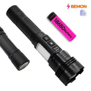 잔량표시 자석부착 LED 충전식 손전등 경량 초강력 후레쉬 해루질 작업용