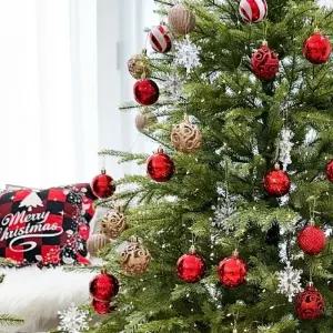 (색상 트리오너먼트필리그리 믹스24P GS)사러왕크리스마스 트리 장식 믹스 세트 24P 필리그리 장식볼 오너