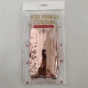 파티용품 파티 1x2m 은박커튼 로즈골드