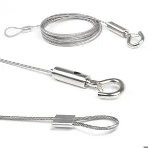 호환  조명기구 걸이용 로프 광고 표지판 간판 걸이용 로프 그림 조명기구 강 와이어