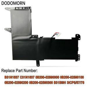 새로운 B31N1637 노트북 배터리 ASUS VivoBook X510 X510UA X510UF 42WH ASUS VivoBook S15 S510UA S510UQ