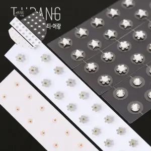 (제스트)투명패치 티어랑 귀지압패치 FDA승인의료용점착 슬림 귀경혈 패치 수지침 뷰티 스티커 혈자리