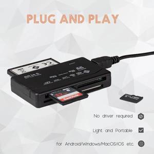 MP3용 리더기 디지털 카메라 일체형 메모리 카드 USB 외장형 SD Mini Micro M2 MMC XD CF