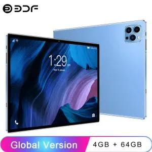 가성비태블릿 New 101 Inch Tablets Octa Core 4GB RAM 64GB ROM Dual SIM Cards 3G Phone Call WiFi 블루