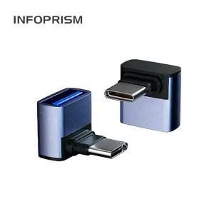 INFOPRISM USB 3.1 C타입 A타입 각도 변환 젠더 90도 180도 L형 U형 ㄱ형 IA-922