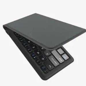 인체공학 접이식 블루투스 키보드 초슬림 휴대용 블루투스 키보드 스마트폰 태블릿