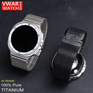 삼성 갤럭시 워치 8/8 클래식 밀라니즈 루프 스트랩용 100% 순수 티타늄 밴드, 갤럭시 워치 울트라 2025 47