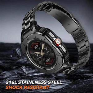 삼성 갤럭시 워치 7 울트라 47mm용 스테인리스 스틸 케이스+스트랩, 갤럭시 워치 8 울트라 2025용 비즈니스