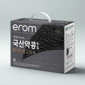 황성주 이롬 국산 약콩두유 190ml x 24개 블랙5곡