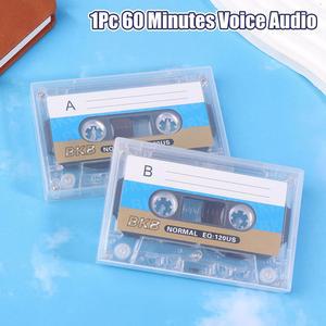 60분 빈 음성 녹음 테이프 - 생일 및 기념일 선물용 DIY 맞춤형 오디오 카세트, 레트로 보이스칩 보존