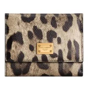 다프네 가죽 레오파드 트리폴드 지갑 BI0770AX566 HY13M