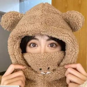 여자 후드바라클라바 여친선물 방한 방한용품 멋진 낚시마스크 후드넥워머 스키넥워머 겨울자전거용품 겨울