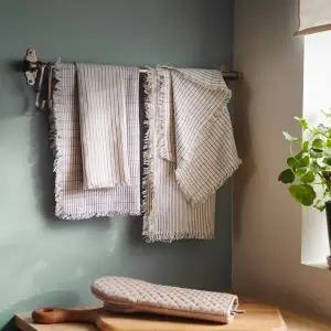 [이케아] 벨보르다드 행주 4P 화이트블루 45x60cm