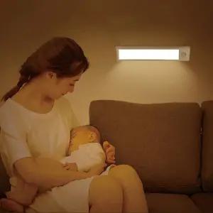 3색 LED 무선 센서등 충전식 무드등 수유등 20cm/침실/스탠드/조명/인테리어등/무선등/스탠드등/미니/침실