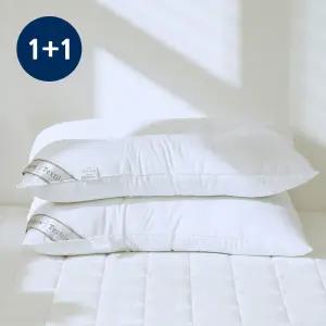 루시드슬립 국내산 지퍼형 항균 새솜 스탠다드 경추 베개솜 2p 세트 40x60/50x70