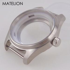 TransparenT 파일럿 시계 케이스 티타늄 316L 스틸 NH34 NH35 NH36 NH38 NH70 PT5000 ETA2824 사파이어 방수 항