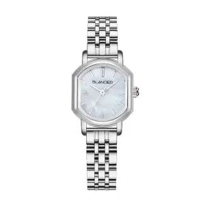 [블랑시에르]씨에르 자개 실버 BW30925L-WMSS 스퀘어 여자 메탈 시계