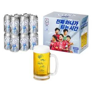 카스제로 355ml 12캔 +전용잔 1개/국가대표 응원패키지
