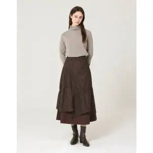 [손정완](의정부점)레이어드 체크 셔링 스커트ZDK5454010