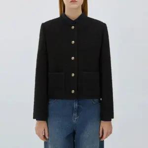 [롯데백화점]리스트 부클 울 혼방 라운드넥 자켓(TWWJKO82040)