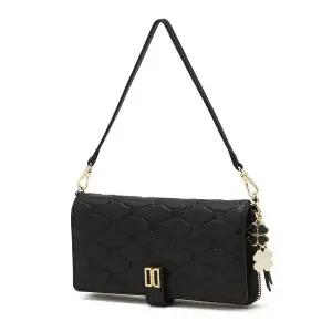 [닥스](강남점)DCHO6E631BK [EMBLE] 엠블 블랙 DD로고 소가죽 핸드폰케이스 겸 지갑