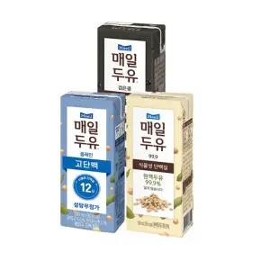 매일두유 190ml 24팩(고단백8팩+99.9 8팩+검은콩8팩) 무배