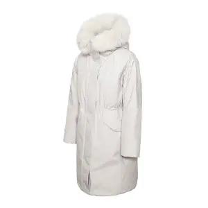 [네파] 여성 아르테 윈드스토퍼 사파리 다운자켓 라이트베이지 7L82077 7L82077-D11