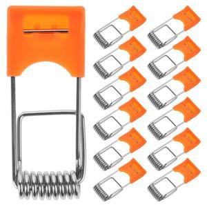 100개 다운라이트 스프링 클립 견고한 플라스틱 금속 매립형 조명 패널 램프 고정