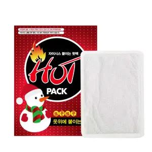 자이시스 붙이는 핫팩 100매 손난로 찜질핫팩