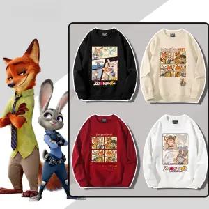 주토피아 맨투맨 주디 어린이 기모 토끼 남아 긴팔 닉 여우 키즈 아동용 남녀공용 겨울 성인