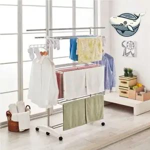 휴대용 접이식 스텐 건조대 다용도 행주 수건 건조대 기둥식빨래건조대 접이식빨래건조대