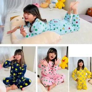 아동 수면잠옷 주니어 잠옷 극세사 실내복 파자마 겨울 상하세트