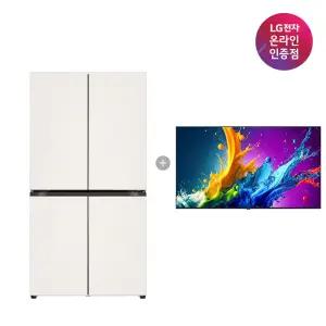 LG 디오스 오브제컬렉션 매직스페이스 냉장고 + LG QNED AI TV (T875MEE111 + 86QNED75AEA)