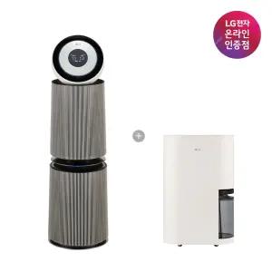 LG 퓨리케어 AI 360 공기청정기 + LG 휘센 오브제컬렉션 제습기 (AS335NSAC + DQ214MEGA)
