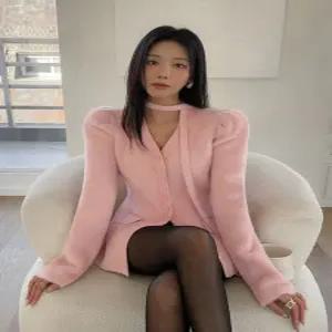 [다바걸][DB made] [더 니트]델링보들퍼타이가디건