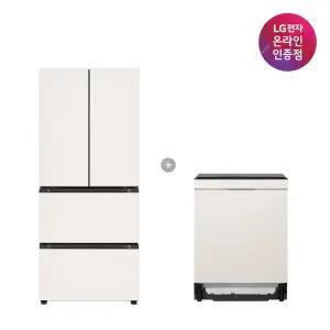 LG 디오스 오브제컬렉션 김치톡톡 + LG 디오스 식기세척기 (Z408MEEF23 + DUE6BGL1E)