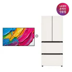 LG QNED AI TV + LG 디오스 오브제컬렉션 김치톡톡 (75QNED75AEA + Z408MEEF23)