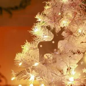 은하수 50구 5M 웜색전구 피켓 건전지 LED 투명선 네트 인테리어 반짝이 장식 무드등 트리