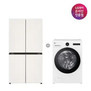 LG 디오스 오브제컬렉션 매직스페이스 냉장고 + LG 트롬 워시콤보 (T875MEE111 + FH25WA)