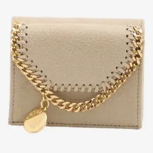 스텔라매카트니 체인 디테일 스냅 버튼 트리폴드 지갑 7P0084 W9355 9300