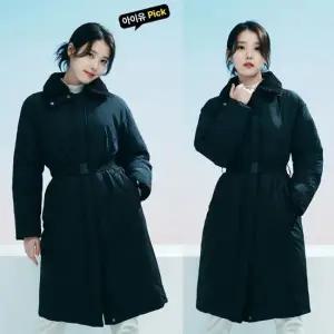 [롯데백화점]블랙야크 25FW 아이유 착용 롱기장 벨트 다운 패딩자켓 L퍼카라롱다운자켓2 3BYPAWU501