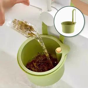 싱크대 걸리형 음식물 거름망 원터치 물빠짐 거치대 원터치거름망