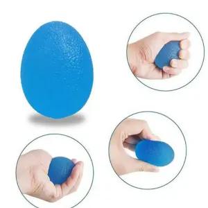 마사지볼 악력공 고무 아귀힘 블루 실리콘 계란모양 악력계 악력측정기