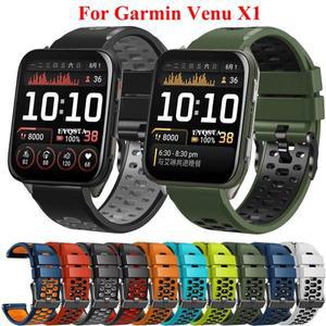 가민 베누 X1 스마트워치용 핫 워치 팔찌 스트랩, 시계용 스포츠 실리콘 시계줄
