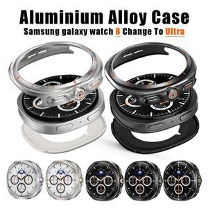 삼성 갤럭시 워치 8 40mm 메탈 케이스 알루미늄 합금 보호 커버 8에서 울트라로 변경 액세서리
